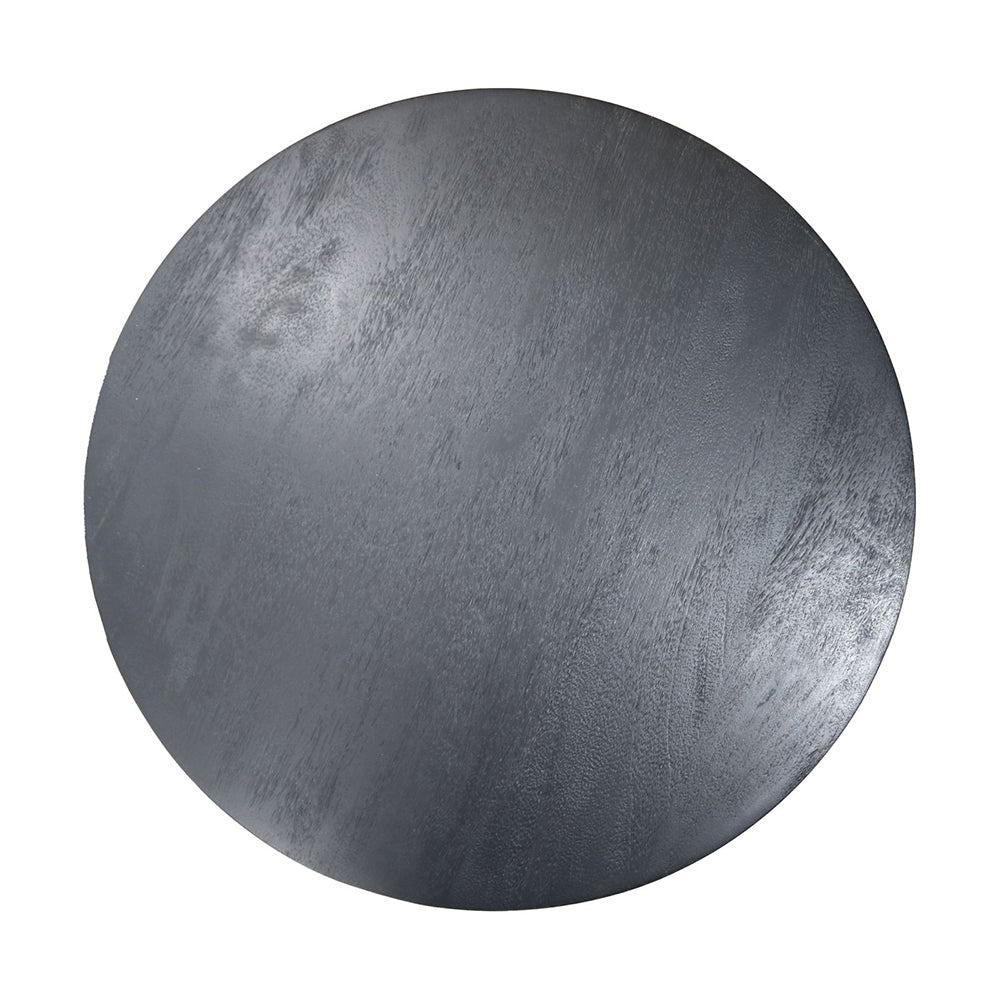 Timber Metal Side Table - Black