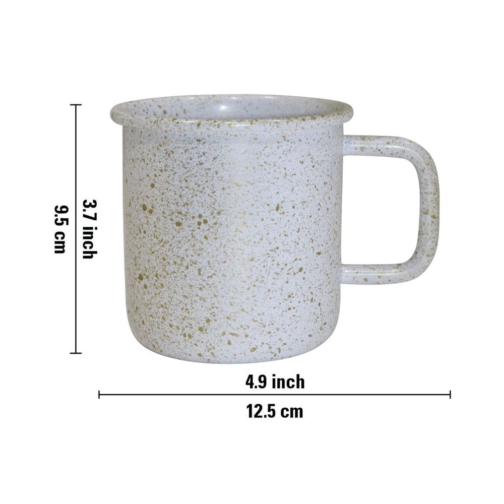 Metal Coffee Mug - White