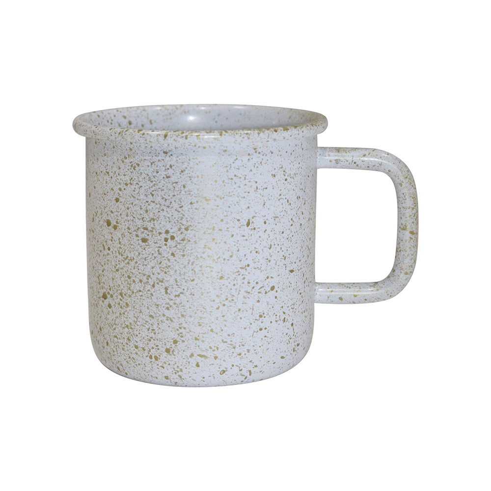 Metal Coffee Mug - White