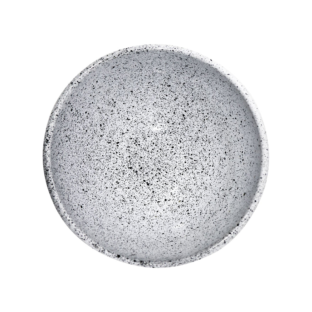 Elix Metal Serving Bowl - White