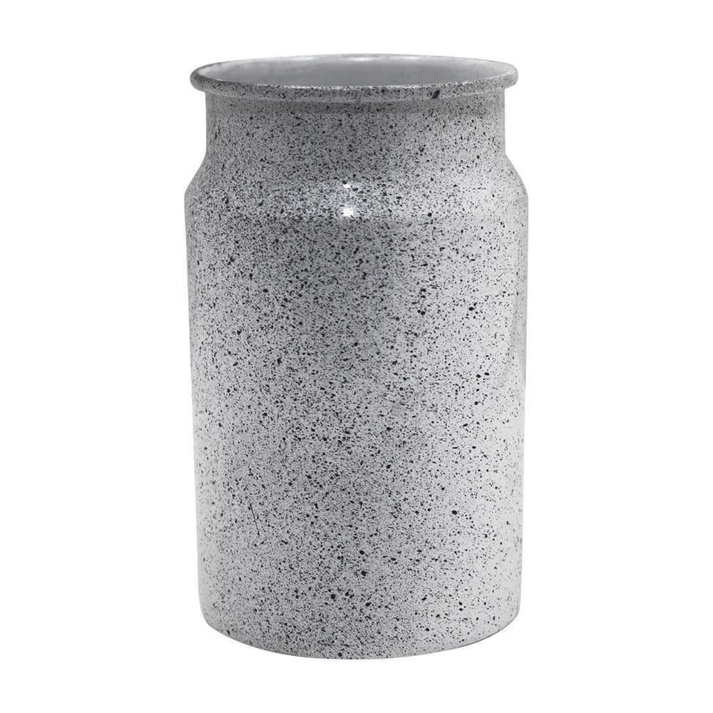 Iron Metal Speckle Finish Flower vase for Home Décor