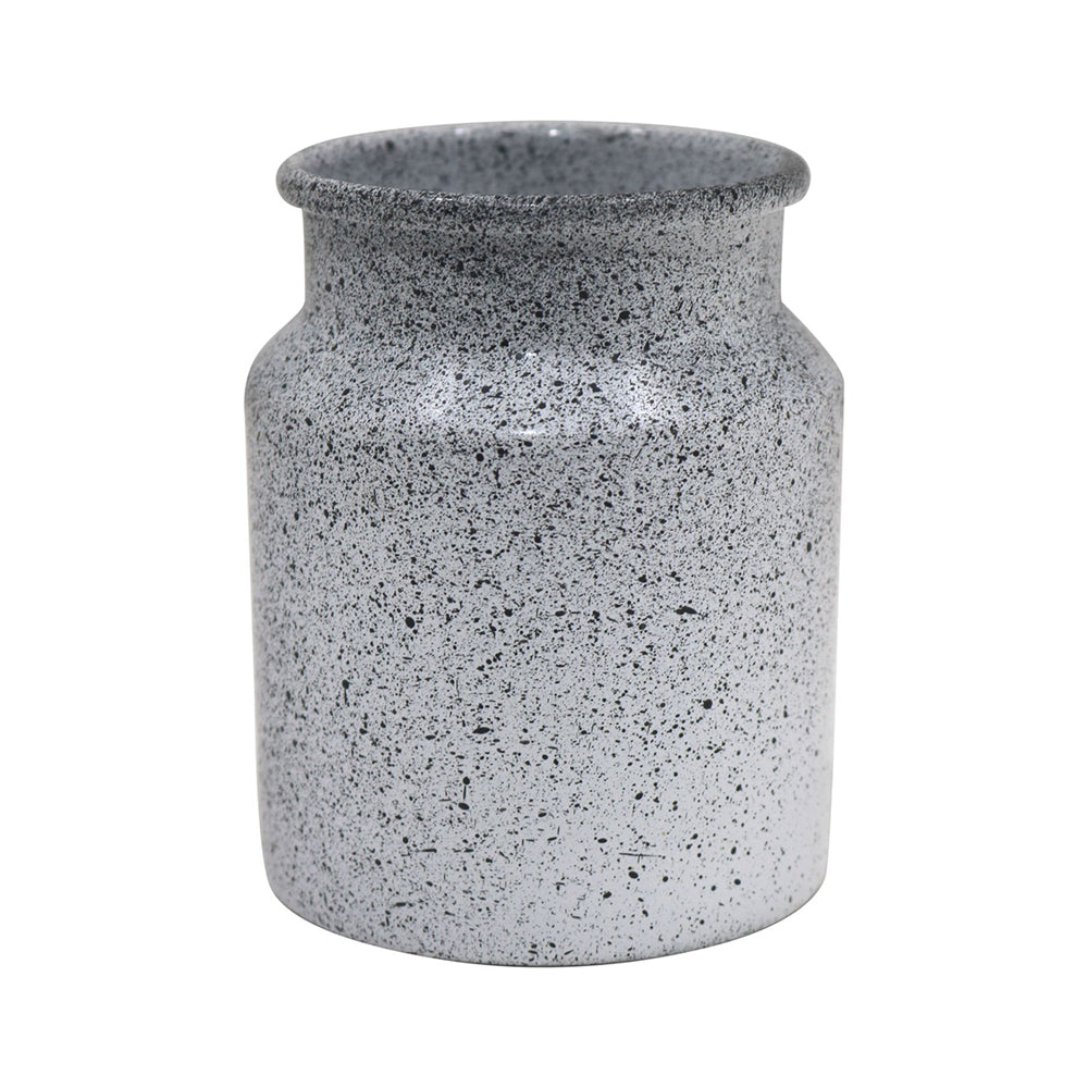 Iron Metal Speckle Finish Flower vase for Home Décor