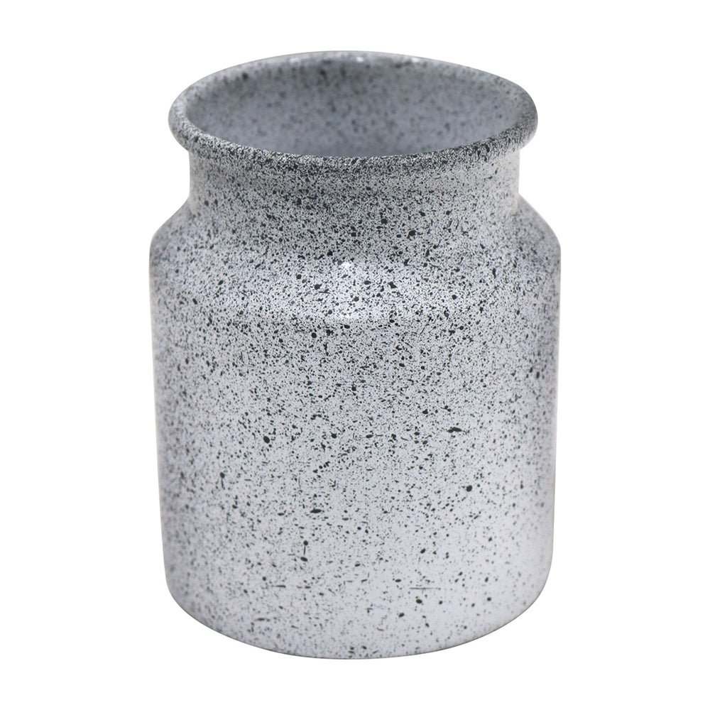 Iron Metal Speckle Finish Flower vase for Home Décor