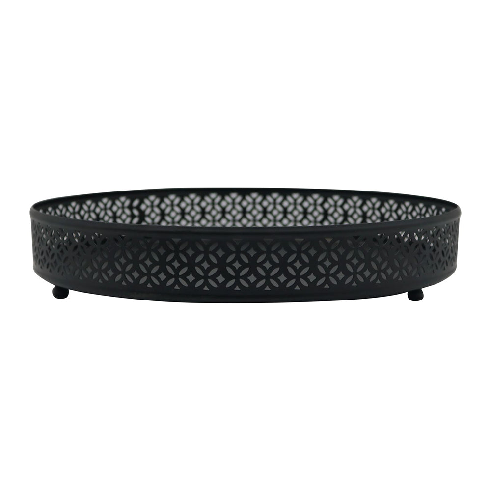 Metal Serving Tray With Handle For Parties & Occasions