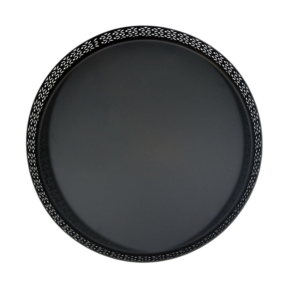 Fana Metal Serving Tray - Black