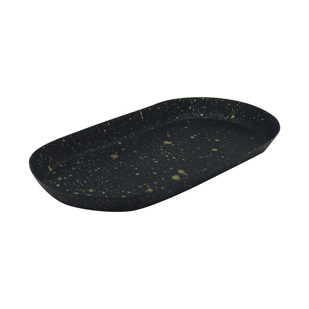Luma Metal Serving Tray - Black