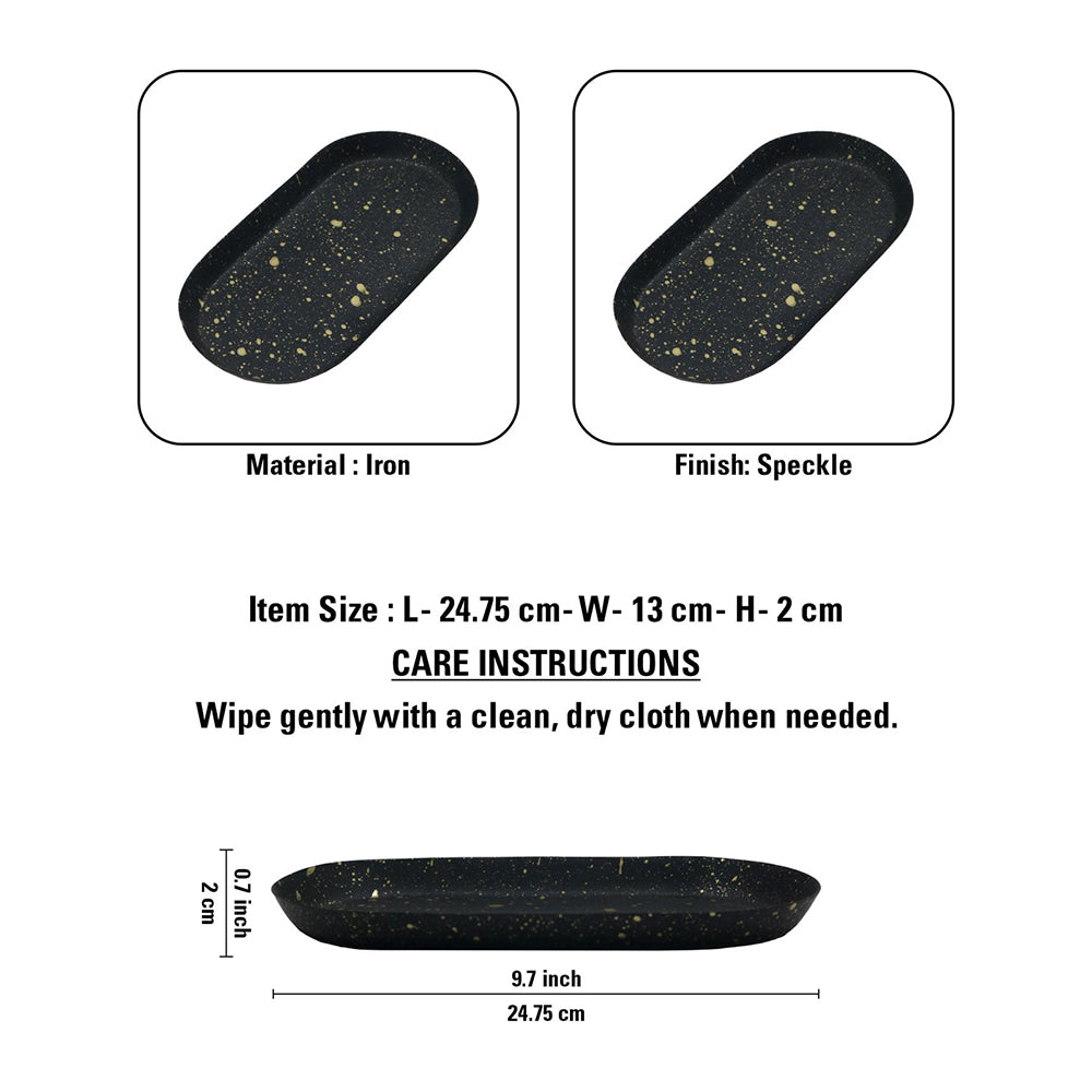 Metal Serving Tray With For Parties & Occasions