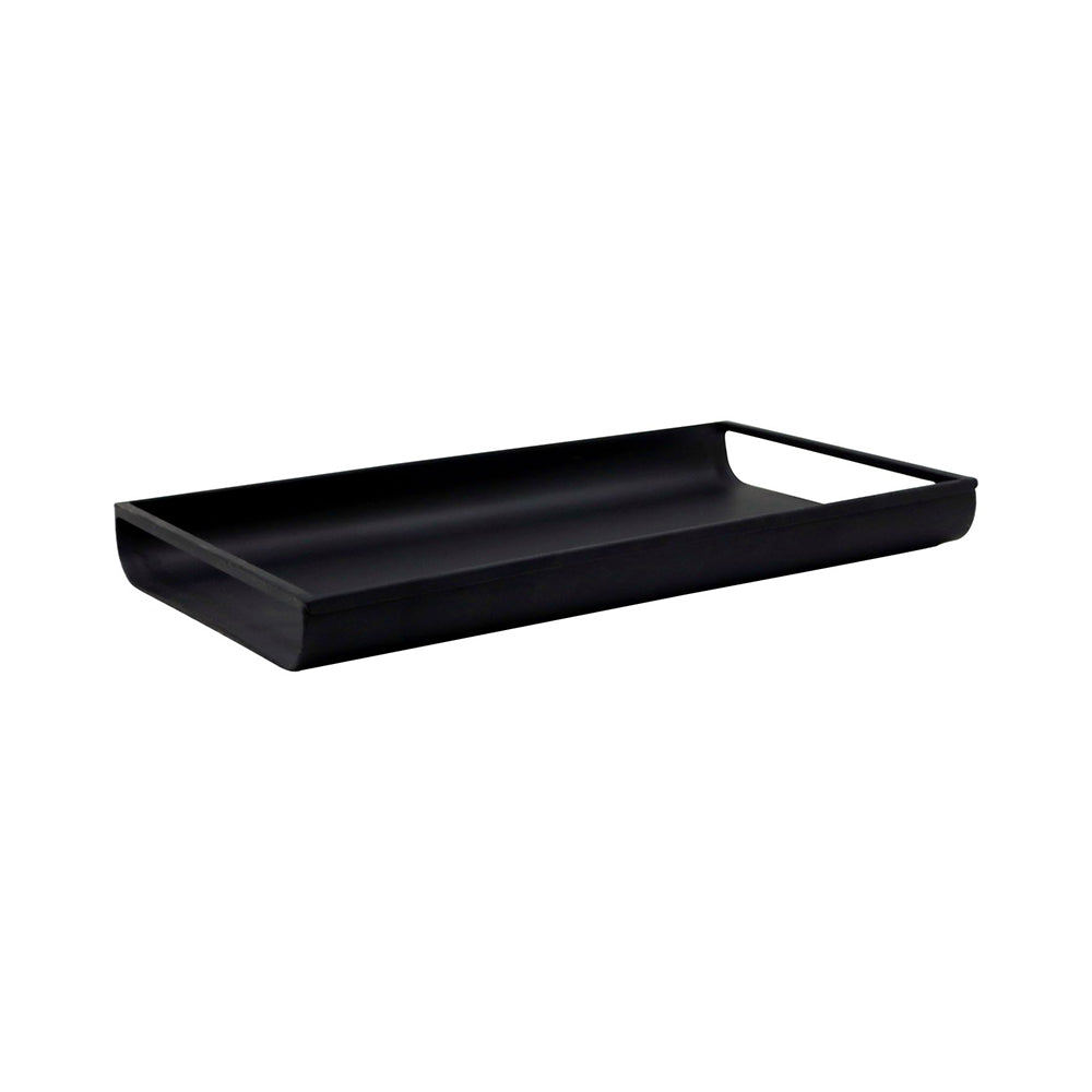 Cylix Metal Serving Tray - Black