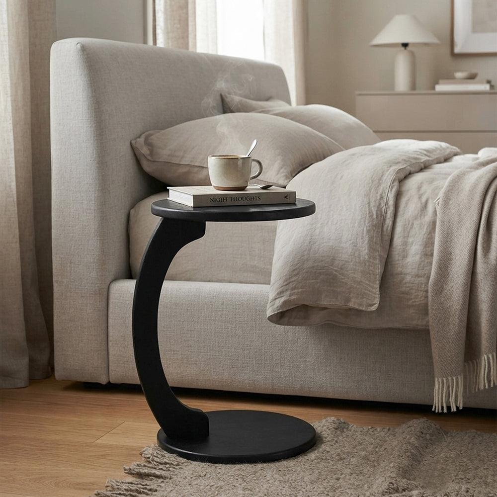 Elff Wooden Laptop Table - Black
