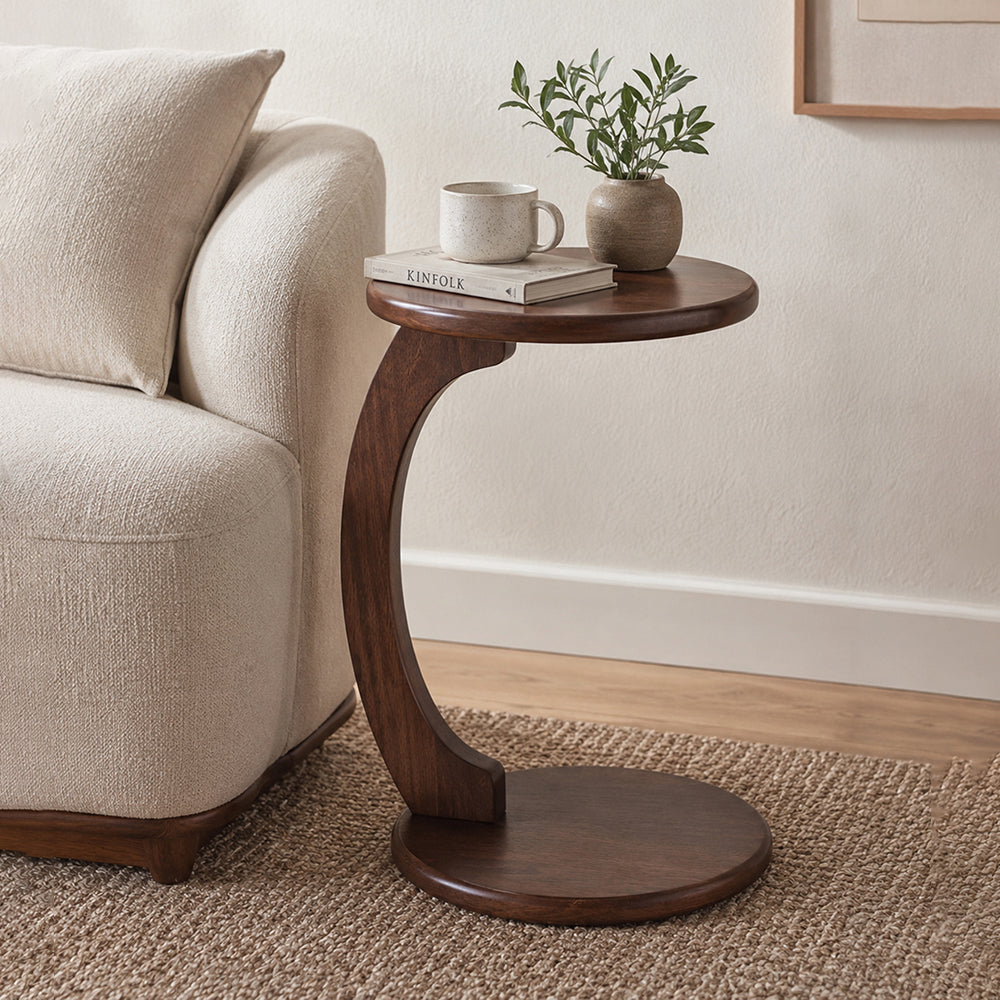 Elff Wooden Laptop Table - Walnut