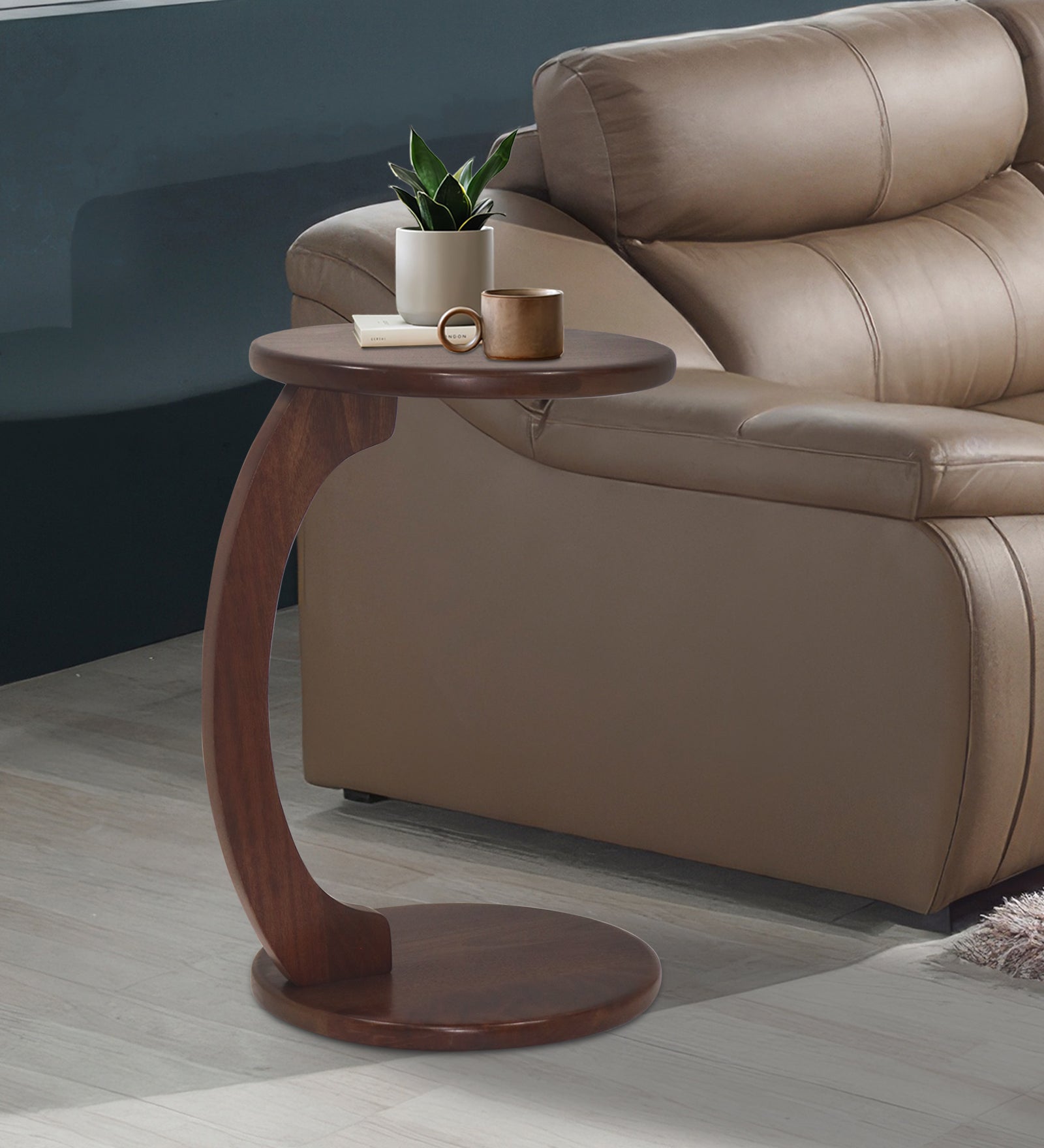 Elff Wooden Laptop Table - Walnut