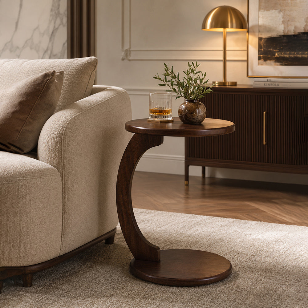 Elff Wooden Laptop Table - Walnut