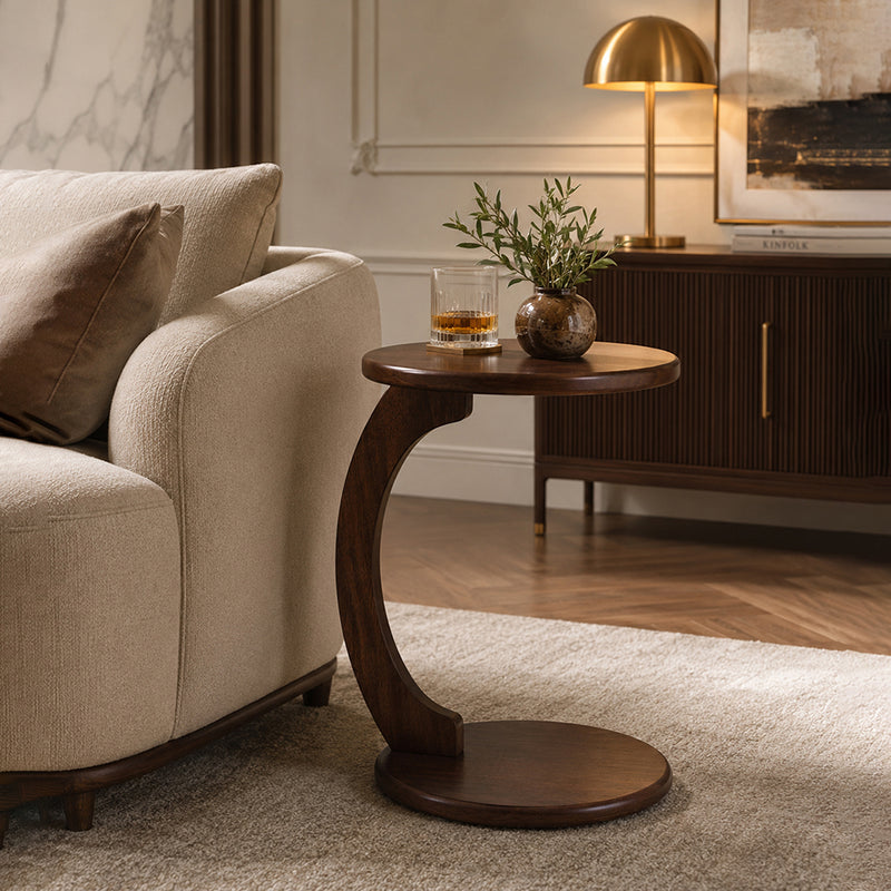 Elff Wooden Laptop Table - Walnut