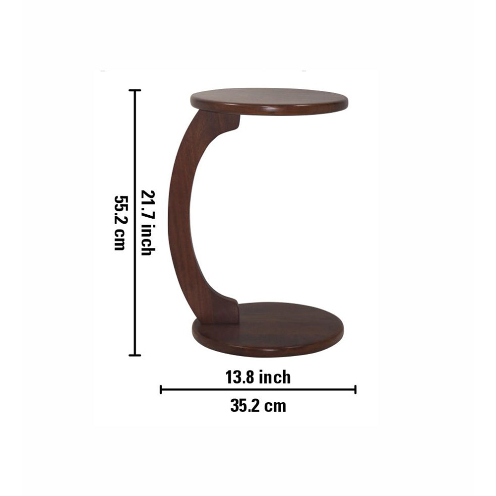 Elff Wooden Laptop Table - Walnut