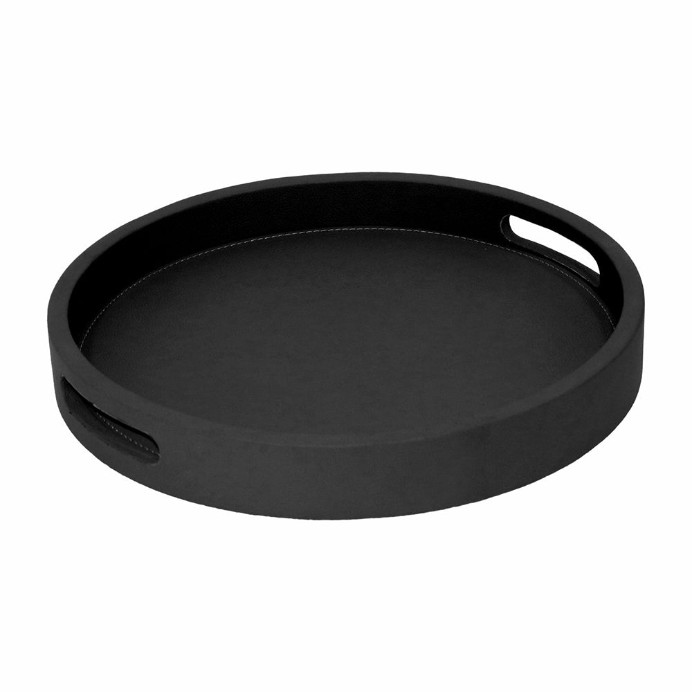 Wooden Black Tray With Four Box For Home , Kitchen , Office