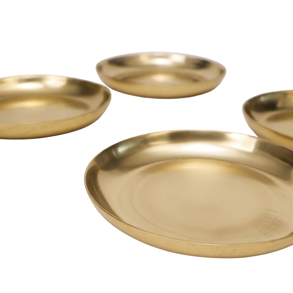 Metal Coaster, Set Of 6 - Silver