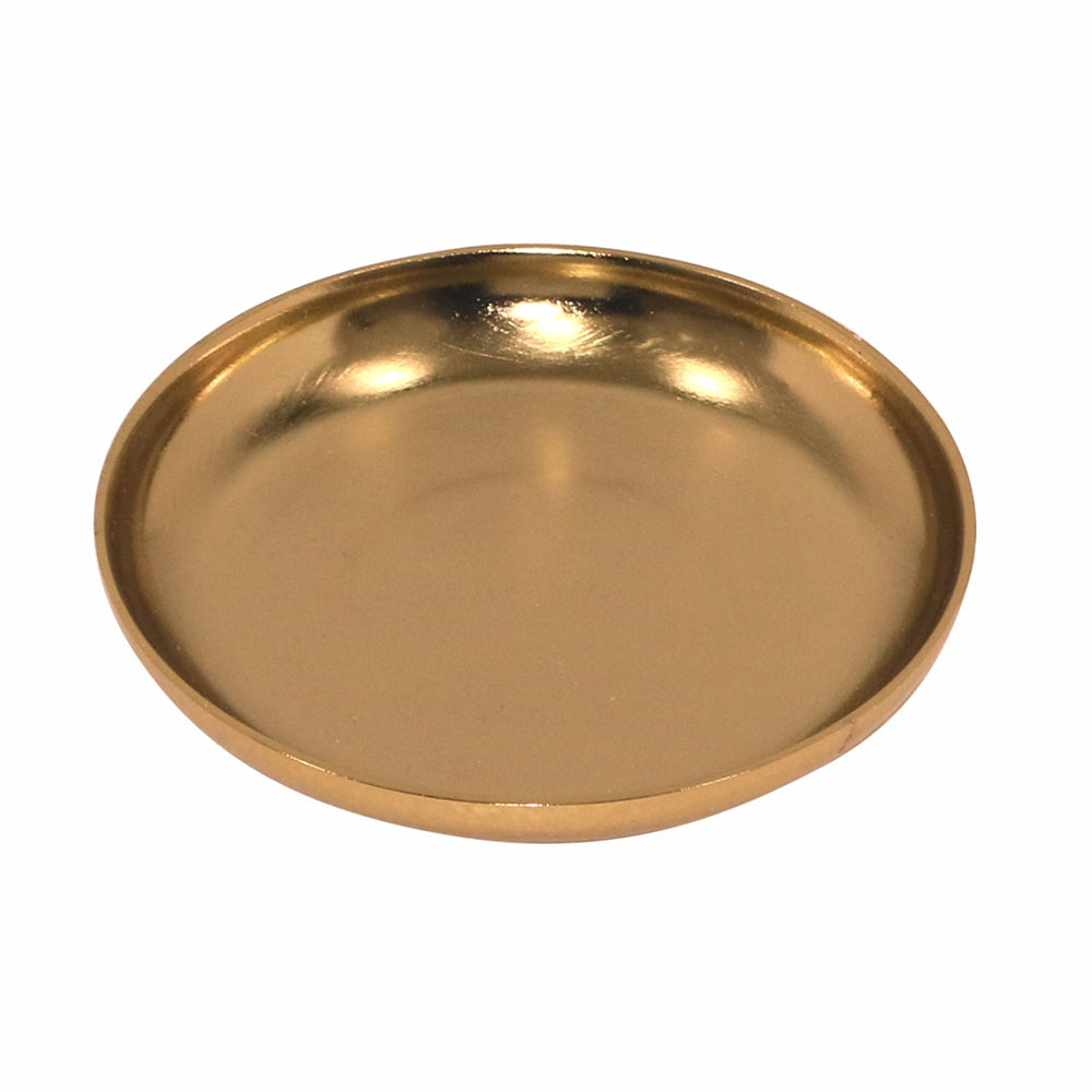 Iron Set of 6 Silver Metal Round Coasters