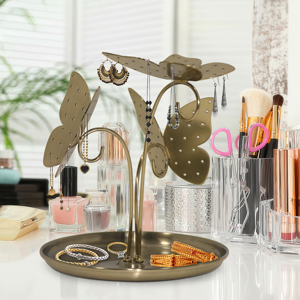 Decorative Metal Trinket Jewellery Stand For Living Room Pack Of One