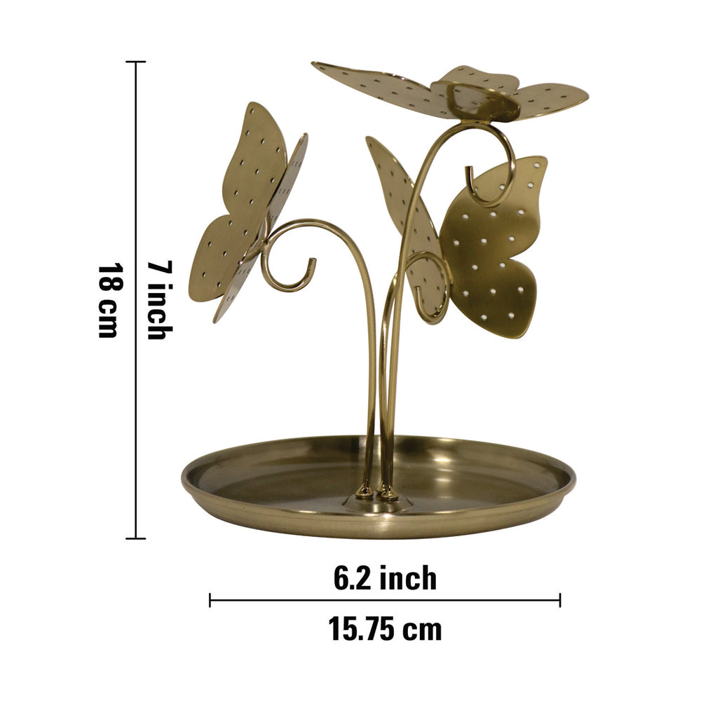 Decorative Metal Trinket Jewellery Stand For Living Room Pack Of One