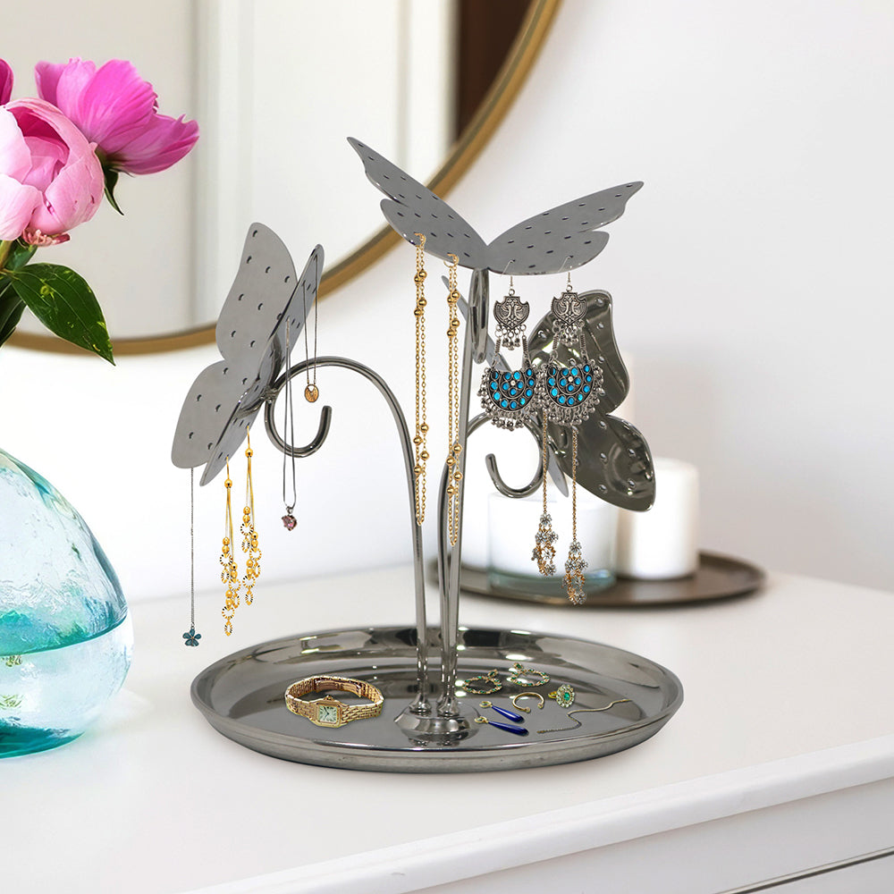 Decorative Metal Trinket Jewellery Stand For Living Room Pack Of One