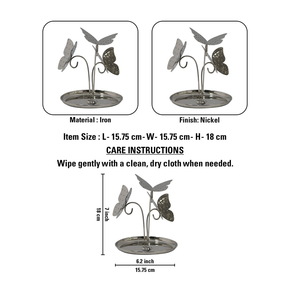 Decorative Metal Trinket Jewellery Stand For Living Room Pack Of One