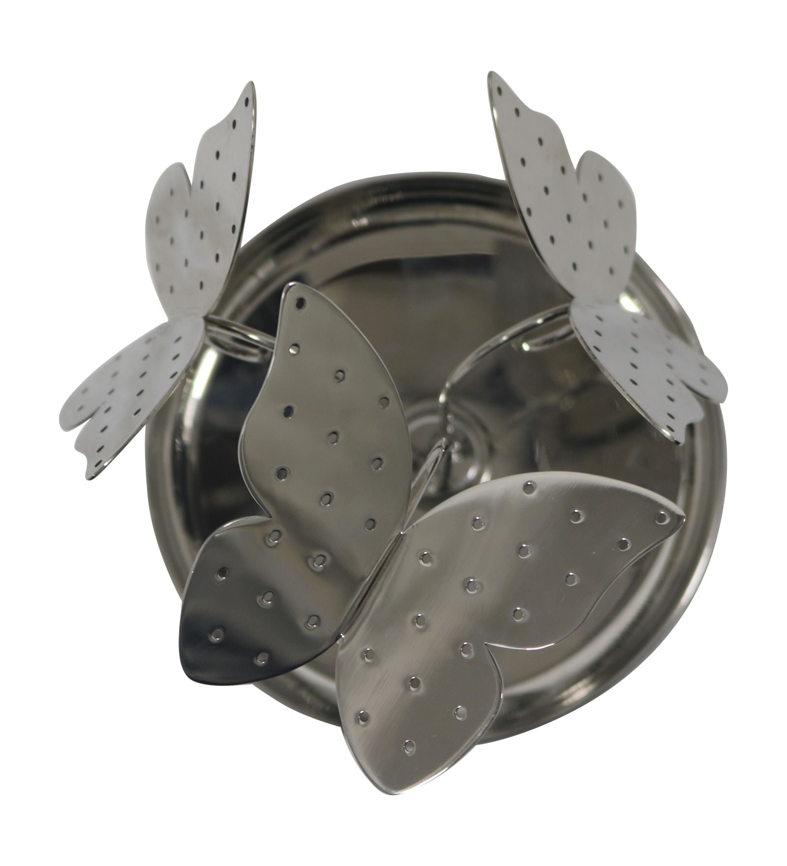 Metal Butterfly Jewellery Organiser - Silver