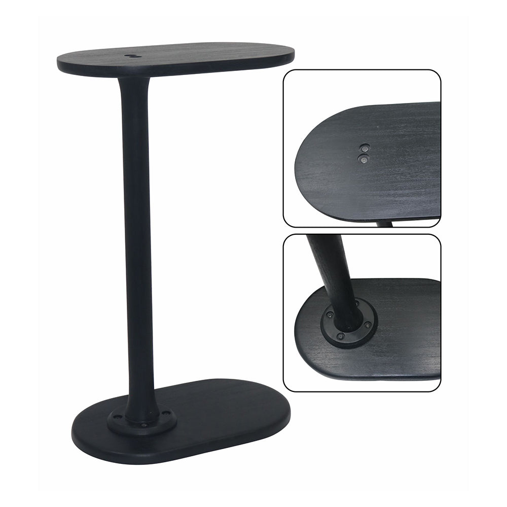 Elan Wooden Laptop Table - Black