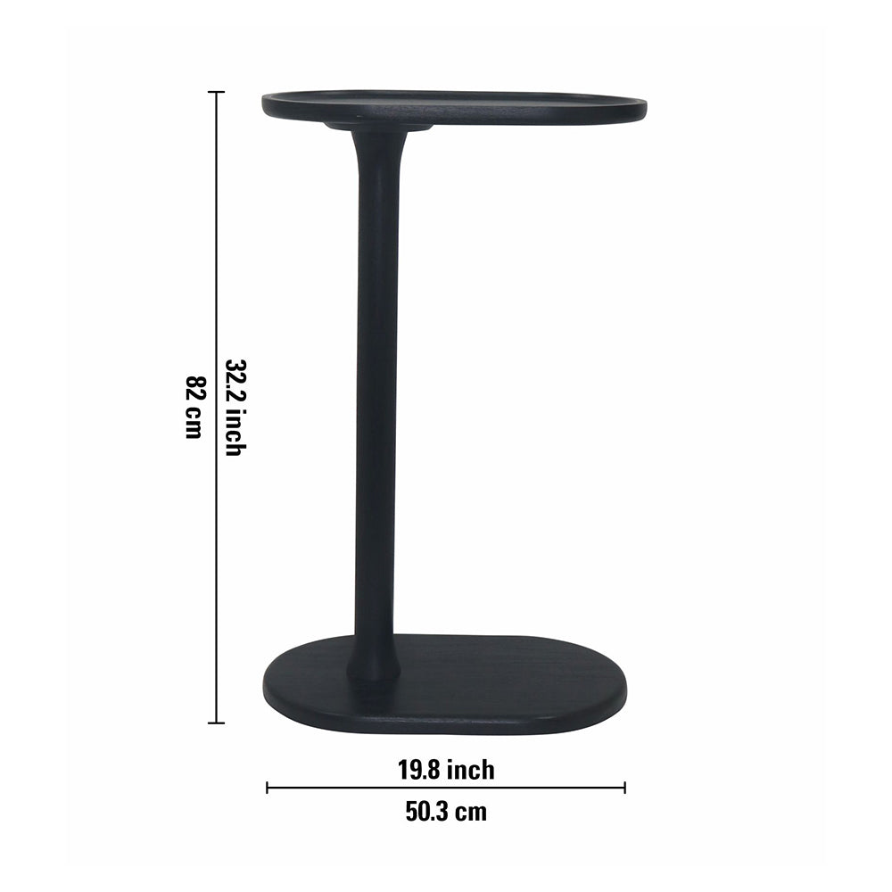 Elan Wooden Laptop Table - Black