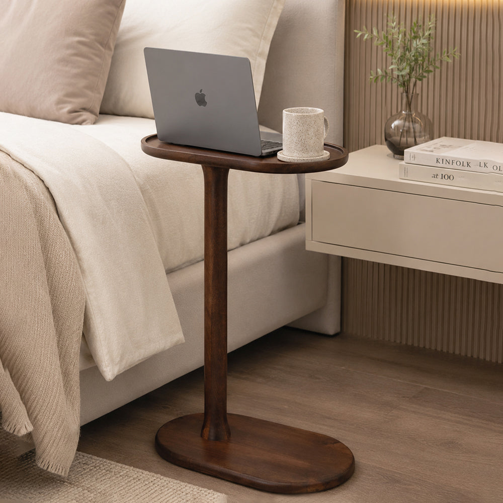 Elan Wooden Laptop Table - Walnut