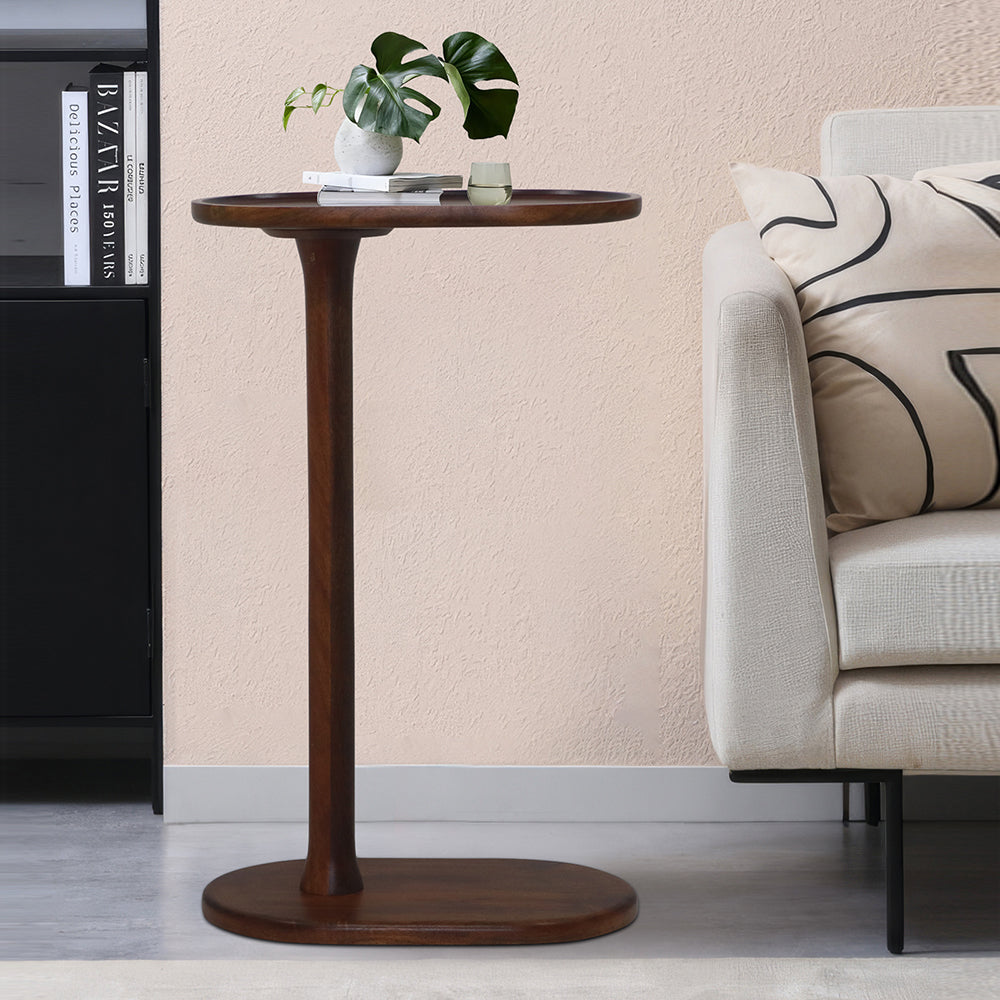 Wooden Mango Laptop Table / Side Table For Office , Living Room