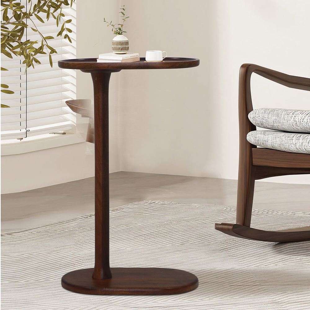 Wooden Mango Laptop Table / Side Table For Office , Living Room