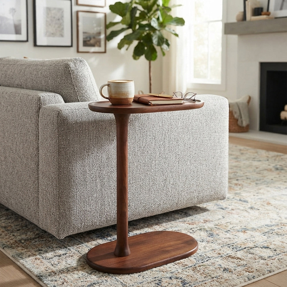 Elan Wooden Laptop Table - Walnut