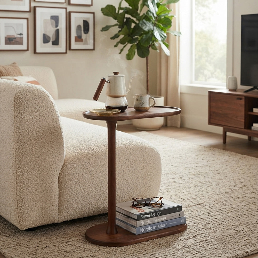 Elan Wooden Laptop Table - Walnut