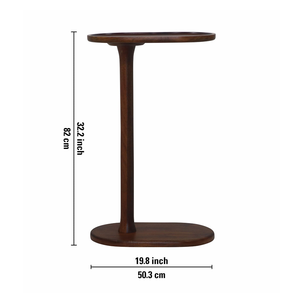Elan Wooden Laptop Table - Walnut