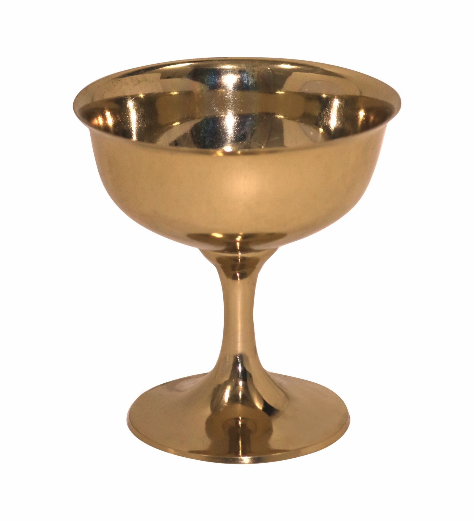 Zerin Metal Serving Bowl - Gold