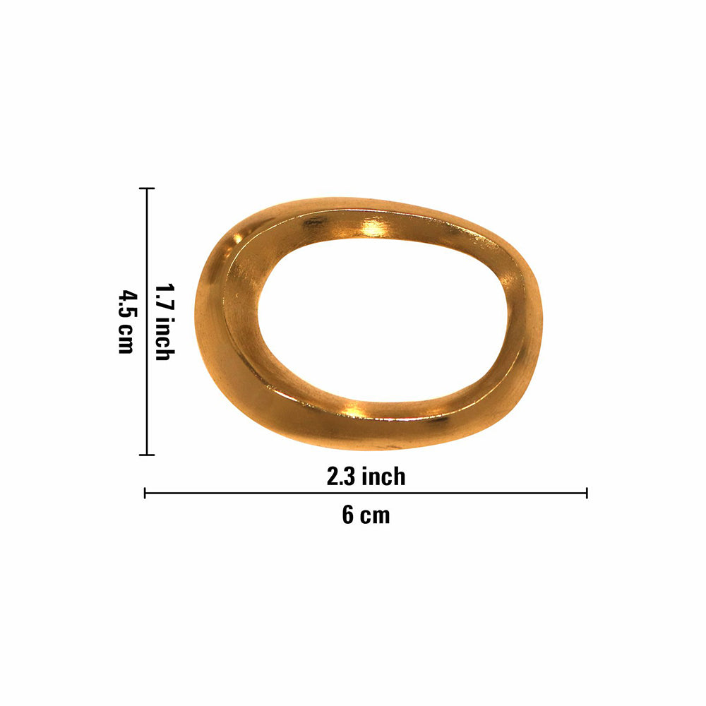 Elegant Metal Napkin Ring For Special Occasion To Décor Your Dining Table Pack Of Two