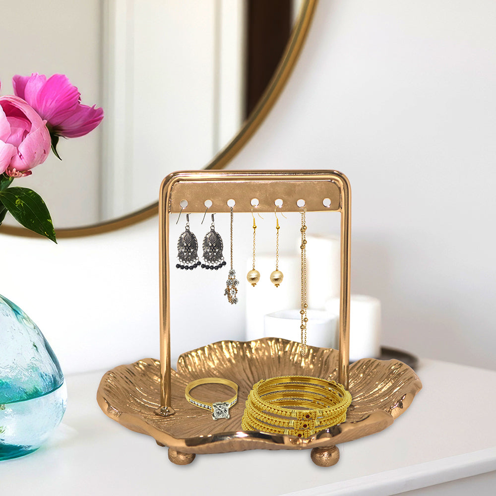 Decorative Metal Jewelry Stand For Living Room Pack Of 1