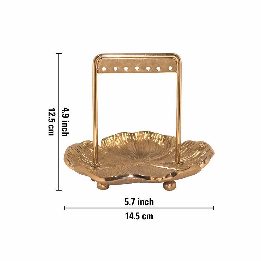 Decorative Metal Jewelry Stand For Living Room Pack Of 1