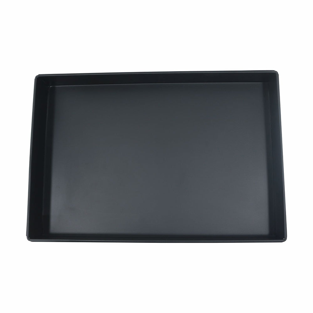 Iron Rectangle Black Designer Serving Tray For Kitchen , Office