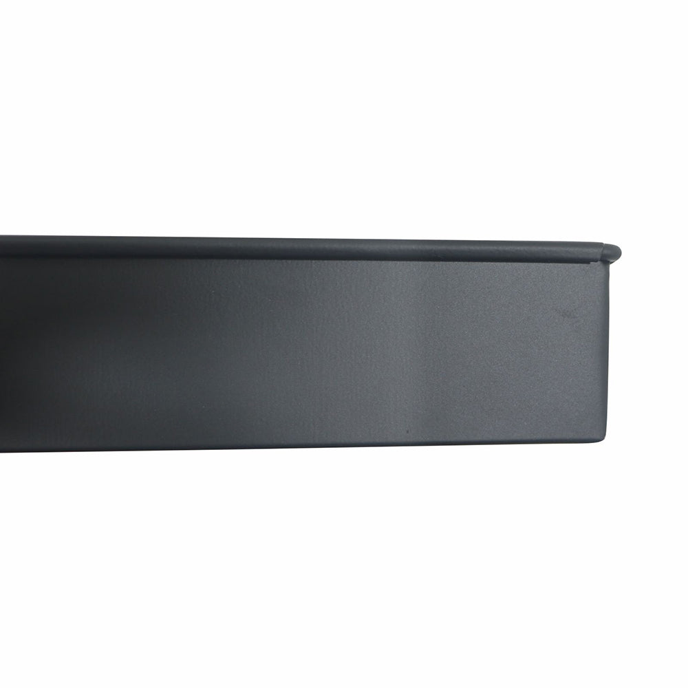 Iron Rectangle Black Designer Serving Tray For Kitchen , Office