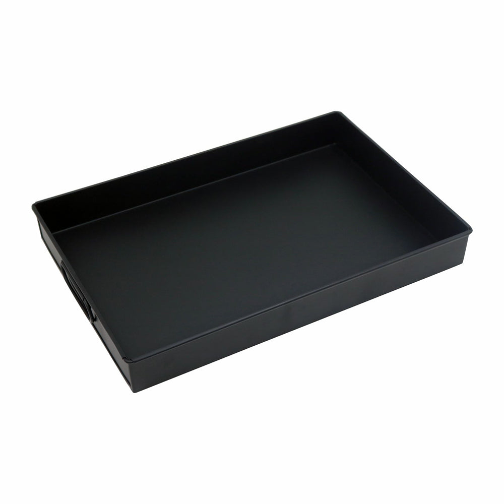 Iron Rectangle Black Designer Serving Tray For Kitchen , Office