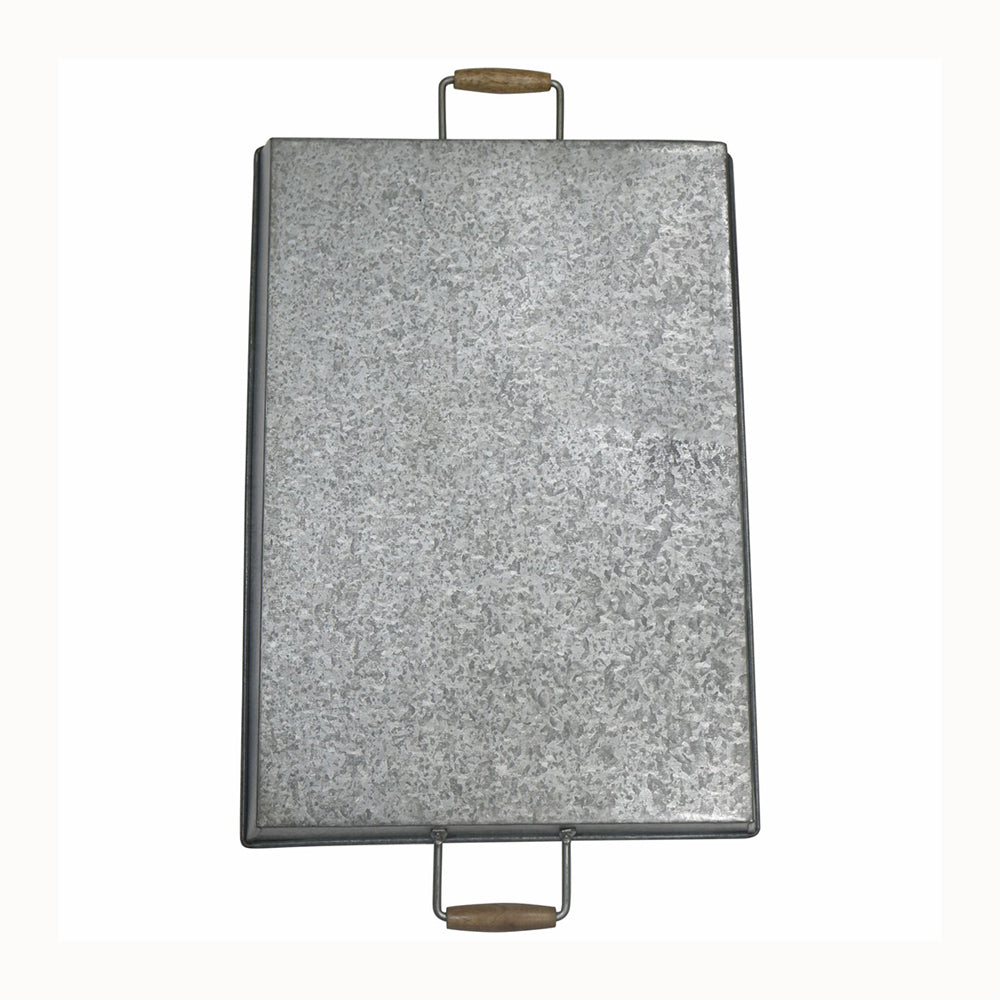 Iron Rectangle Designer Serving Tray For Kitchen , Office