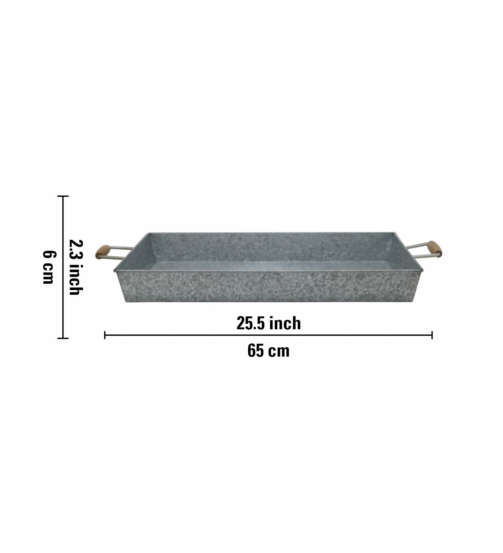 Rimor Metal Serving Tray - Natural