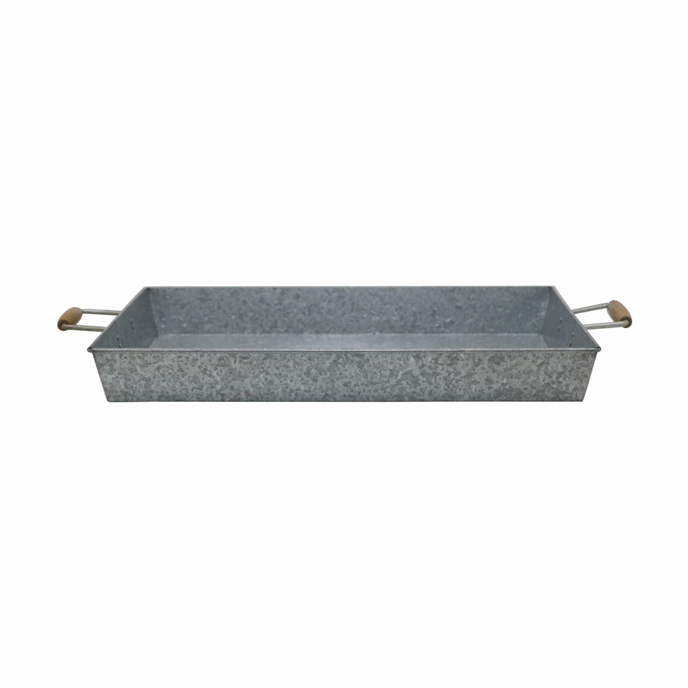 Iron Rectangle Designer Serving Tray For Kitchen , Office