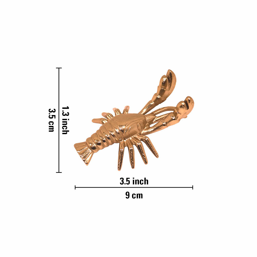 Aluminum luxurious Card Holder Stunning Gold Finish For Office , Home