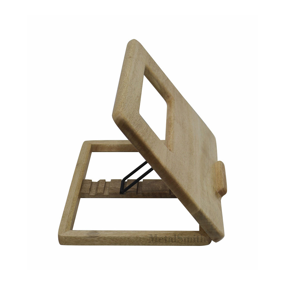Adjustable Wooden Laptop Stand - Natural