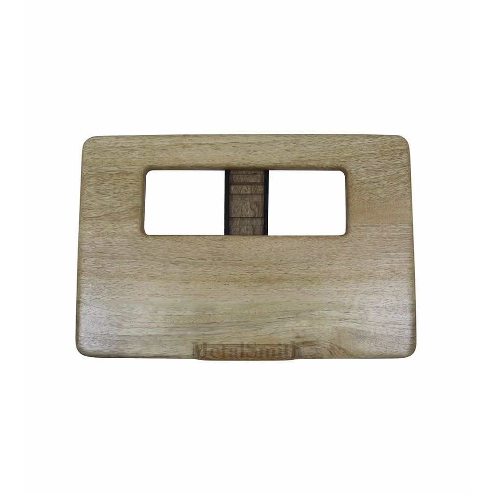 Adjustable Wooden Laptop Stand - Natural