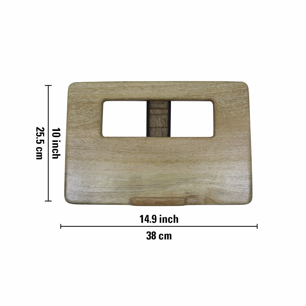 Wooden Decorative Foldable Multipurpose Laptop Table For Office , Living Room ( Pre - Assemble )