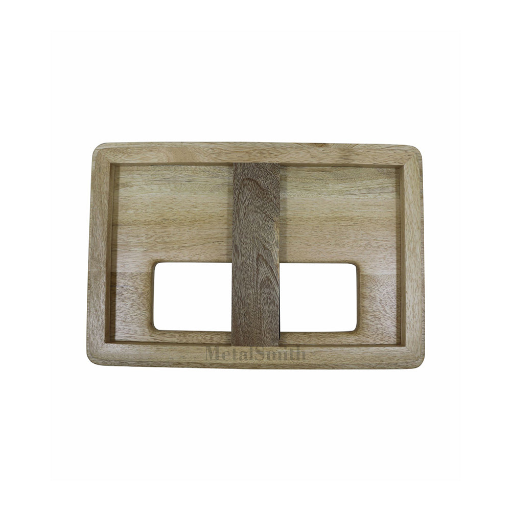 Adjustable Wooden Laptop Stand - Natural
