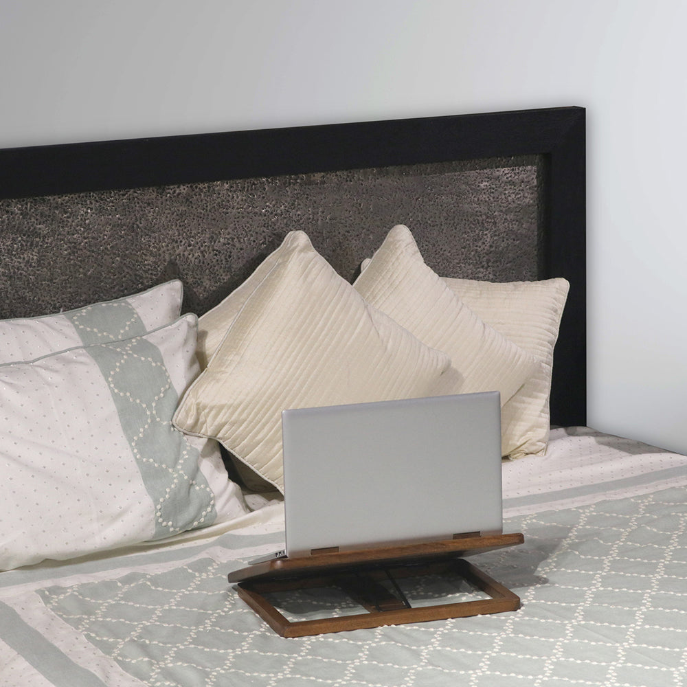 Wooden Decorative Foldable Multipurpose Laptop Table For Office , Living Room ( Pre - Assemble )